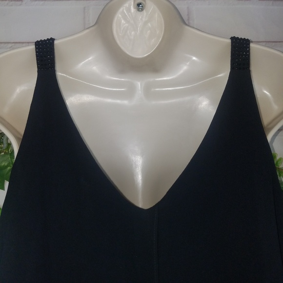 Next women's black sleeveless top size 14 - Picture 4 of 7